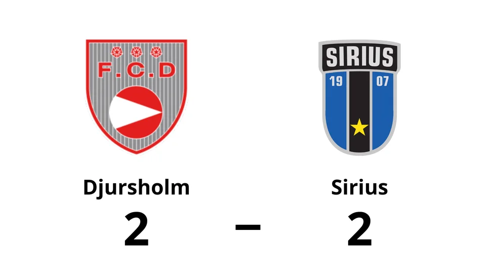 Djursholm spelade lika mot Sirius