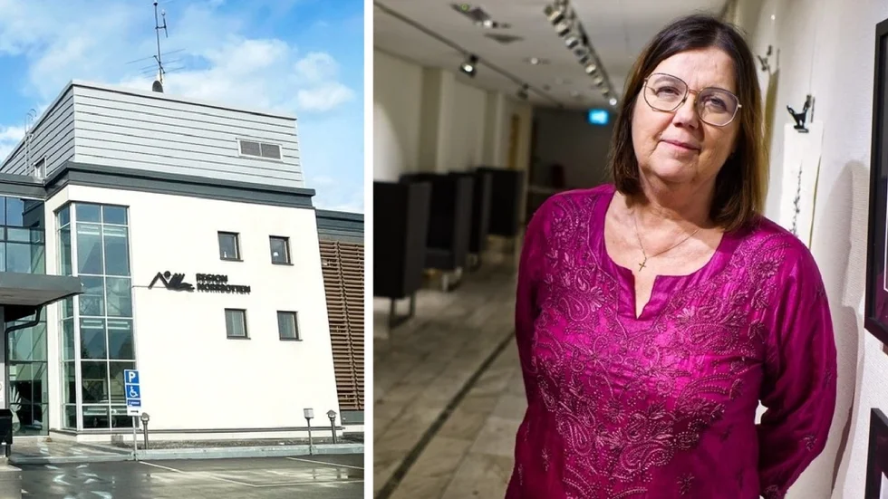 Pia Näsvall, hälso- och sjukvårdsdirektör i Region Norrbotten ser avstånden som en utmaning för regionen när det kommer till sjukvården. 