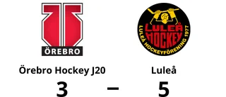 Luleå kvalklart efter seger mot Örebro Hockey J20