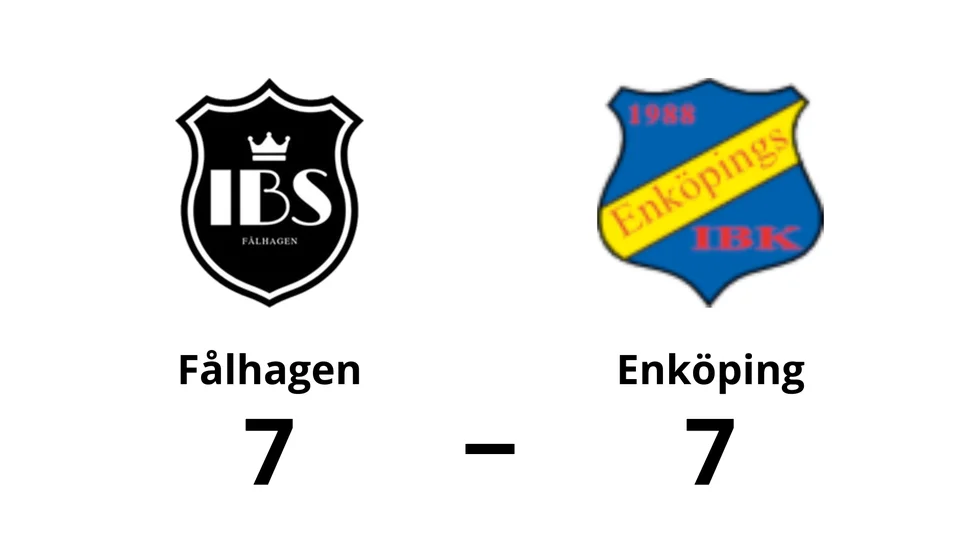 IBS Fålhagen spelade lika mot Enköping IBK