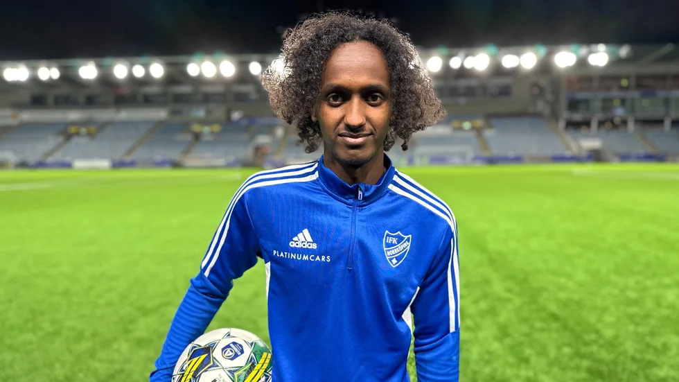 Anfallaren Hanad Abukar Haji har sina styrkor i snabbheten och målgörandet. "Jag har alltid gjort mycket mål. Jag älskar att göra mål och när jag får en chans tar jag vara på den till 100 procent", säger han.