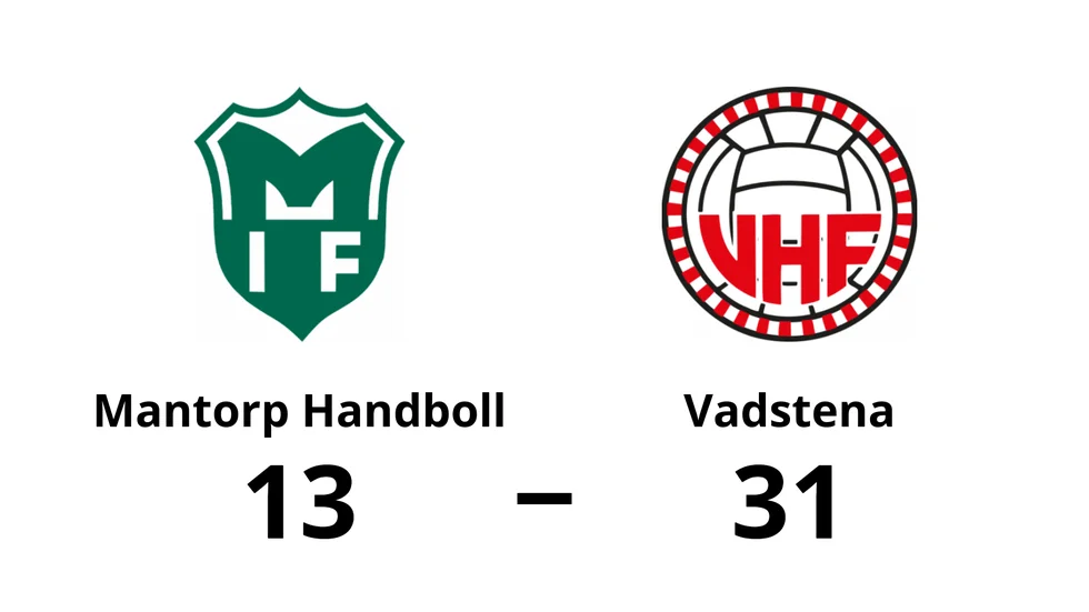 Mantorp Handboll förlorade mot Vadstena HF