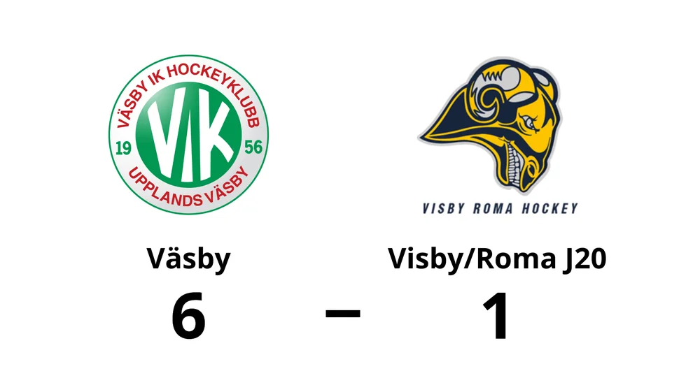Väsby IK HK vann mot Visby/Roma J20