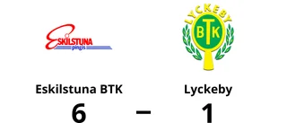 Eskilstuna BTK vann lätt hemma mot Lyckeby