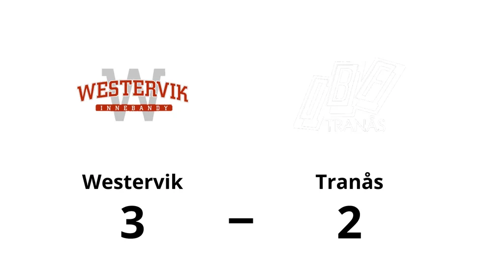 Westerviks IBK vann mot IBF Tranås