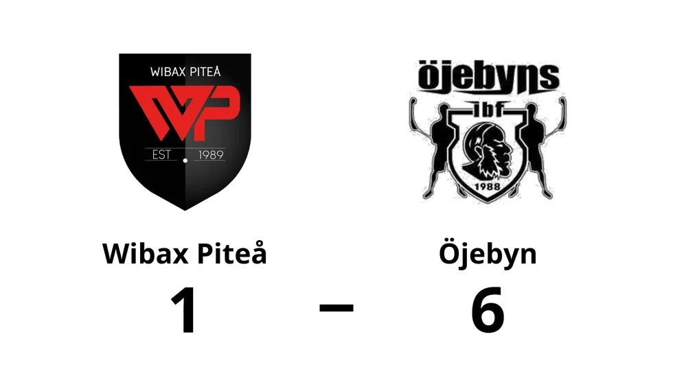 Wibax Piteå förlorade mot Öjebyns IBF