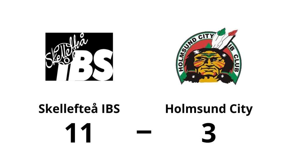 Skellefteå IBS vann mot Holmsund City IBC