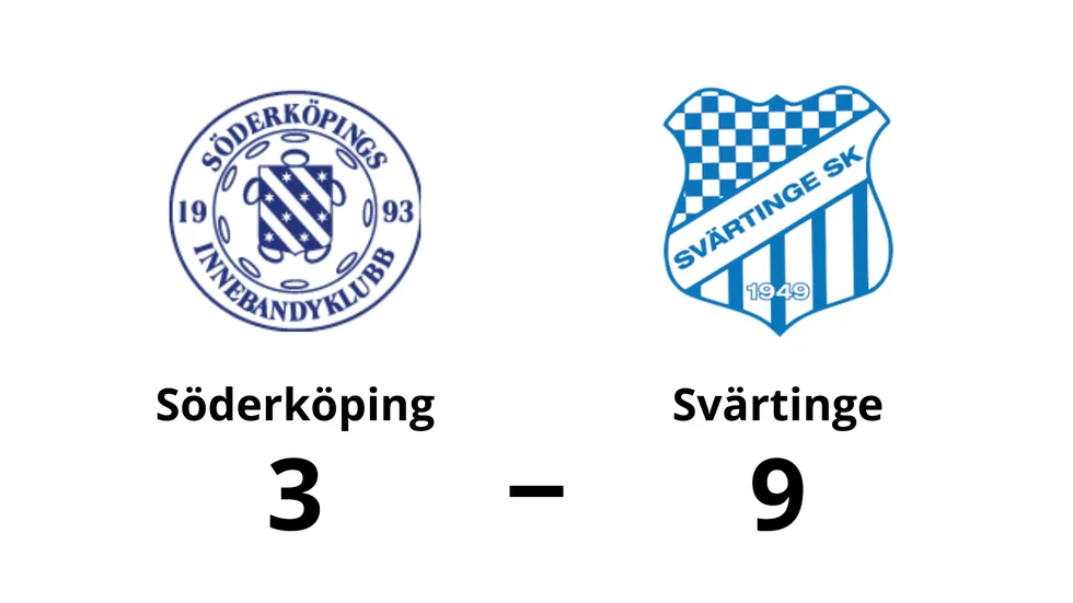 Söderköpings IBK förlorade mot Svärtinge SK