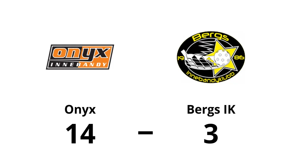 Onyx vann mot Bergs IK