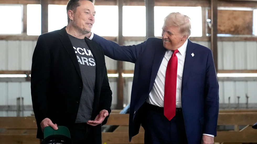 Elon Musk spenderade mer än 110 miljoner dollar av sin personliga förmögenhet för att få Donald Trump vald till president. Nu är han lovad en viktig roll i den nya Trump-administrationen. Arkivbild.