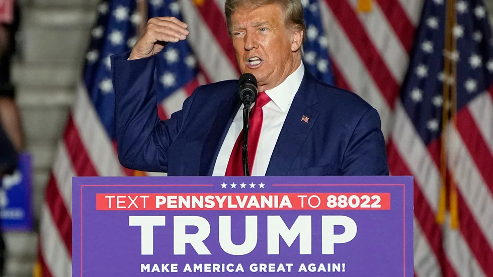 Donald Trump gick till val på en lång rad löften – och har lovat ta tag i många av dem redan första dagen i Vita huset. Arkivbild.