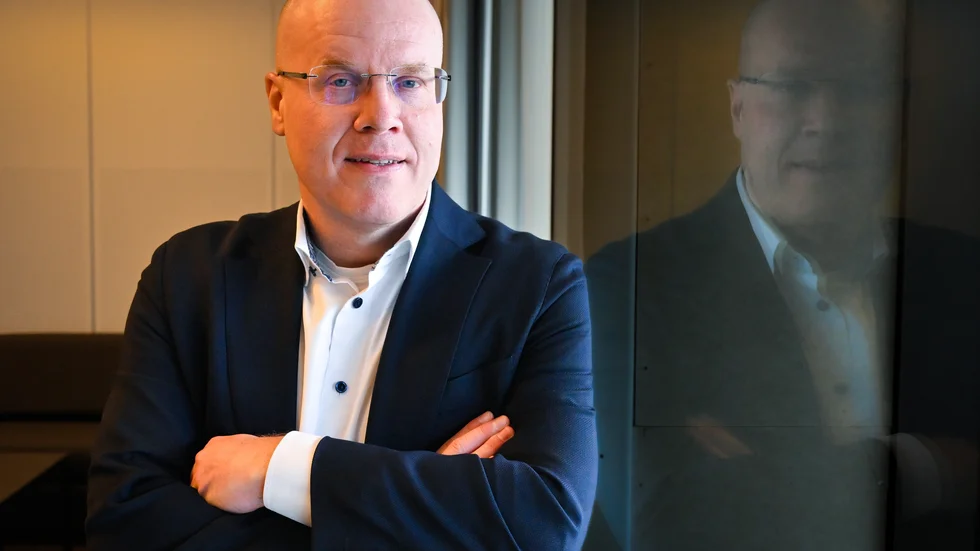 Tobias Hansson, vd Hitachi Energy Sverige.