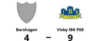 Visby IBK P08 vann klart borta mot Barshagen