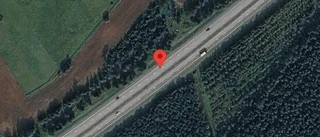 Olycka med en personbil på E4