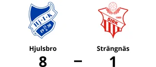 Målfest när Hjulsbro krossade Strängnäs