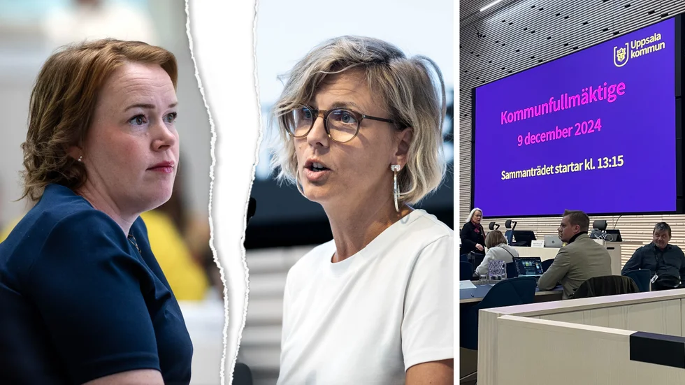 Debatten om tiggeriförbudet synliggör att sprickan mellan L och M går hela vägen från kommunfullmäktige i Uppsala till Regeringskansliet i Stockholm.