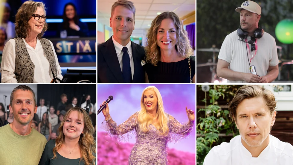 Helena Nylander, Emil och Anna Remröd, Michael Mårtensson, David Lindgren och Rebecka Eklöf, Gunilla Persson samt Tommy Myllymäki.