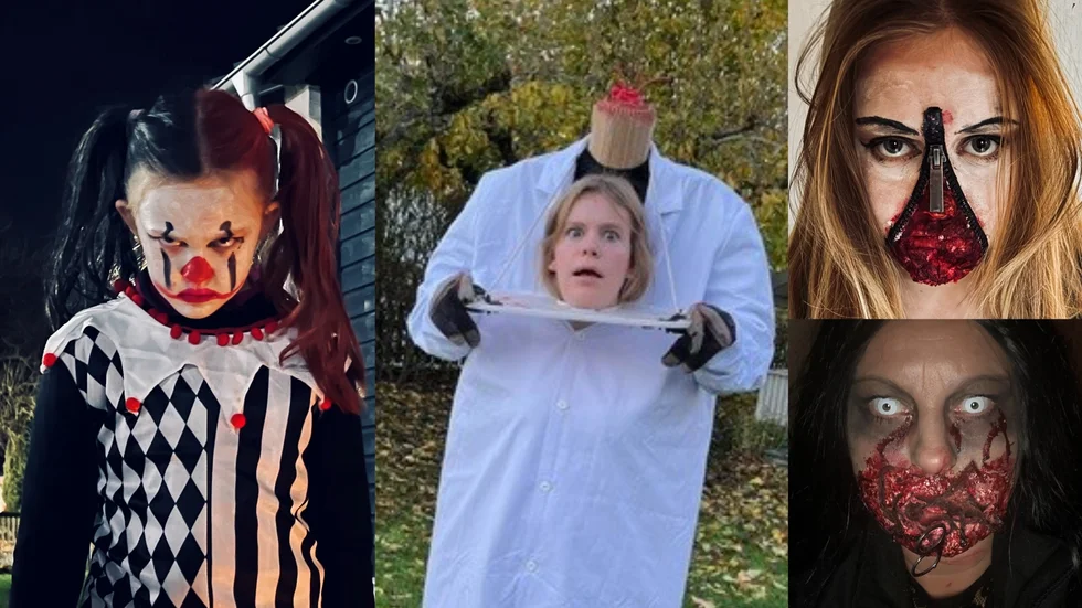 Årets vinnare i Helagotlands Halloween-tävling.