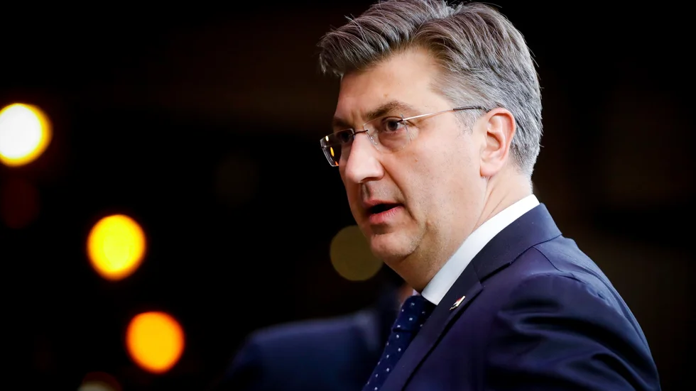 Kroatiens premiärminister Andrej Plenković lockar kroater som utvandrat med ekonomiskt stöd om de återvänder. Arkivbild.