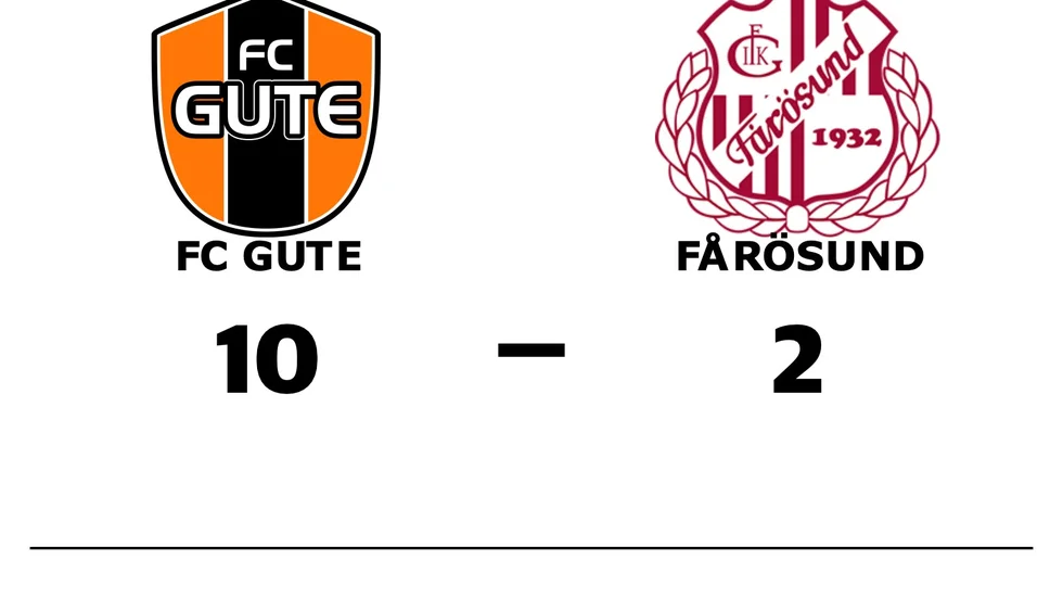 FC Gute vann mot Fårösunds GOIK