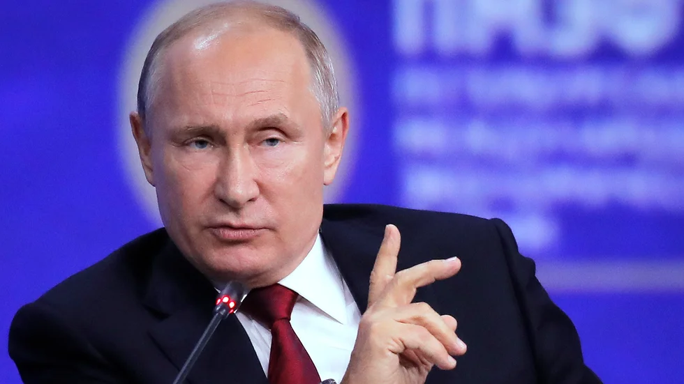 Rysslands president Vladimir Putin.