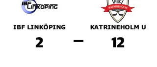 Katrineholm U utklassade IBF Linköping på bortaplan