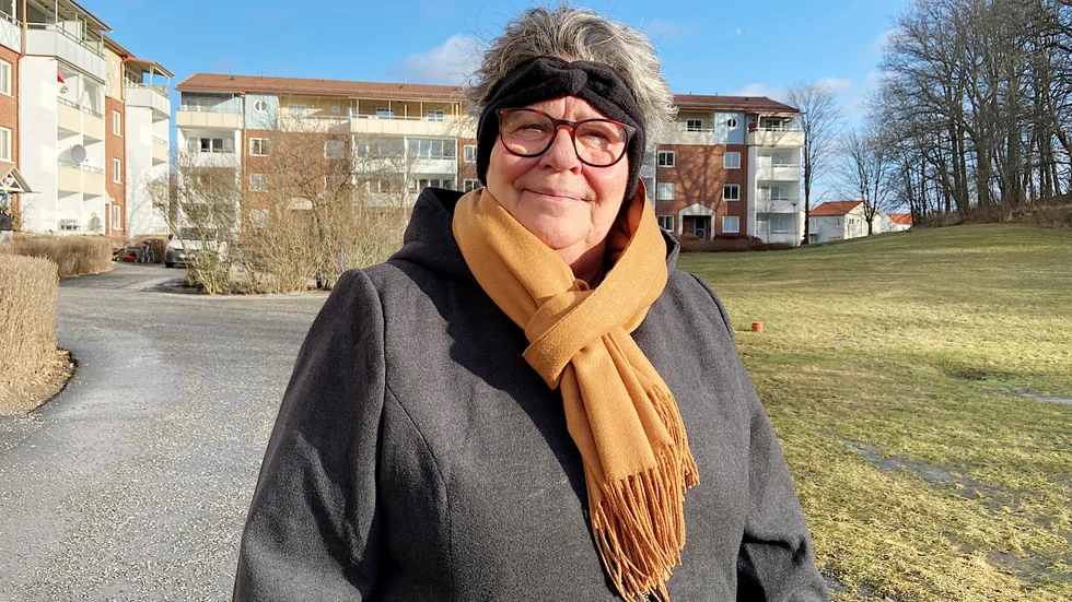 Christina Möller, ordförande i Hyresgästföreningen lokalt i Strängnäs kommun.