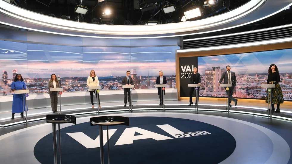 Studion var sällsynt behagligt men debatten i sig var direkt plågsam.
