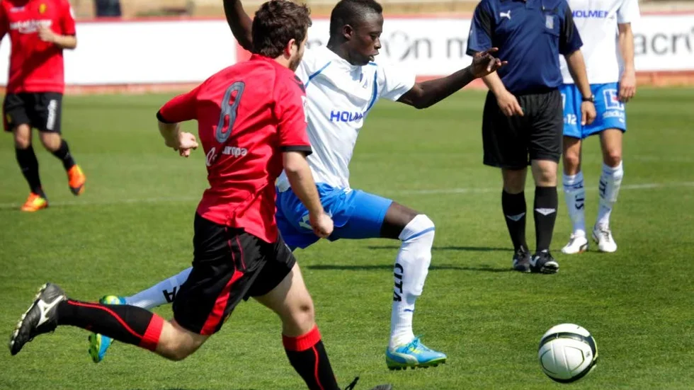 Modou Barrow spelade hela matchen till höger på mittfältet.