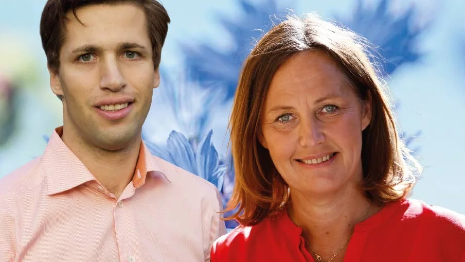Alexander Höglund och Juno Blom slår några slag för ökad uppmärksamhet på de äldre och åldrandets sjukdomar.