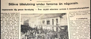 Tusentals i 1:a majtåg