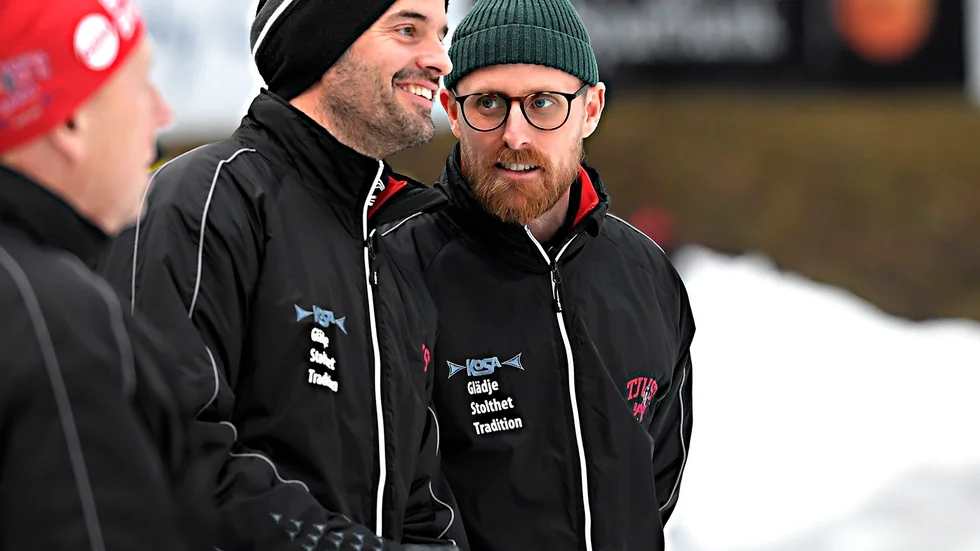 Ronnie Polgar Gegerfeldt och David Walfredsson har mycket att le åt hittills under säsongen.