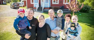 Drömmen om ett nytt land – nu bor tre generationer av den tyska familjen Steisel i Risböle