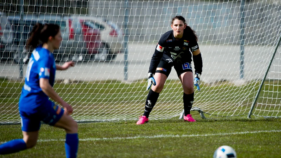 Lovisa Koss storspelade när AIK vann mot Hammarby med 3–0 i söndagens prestigefulla Stockholmsderby.