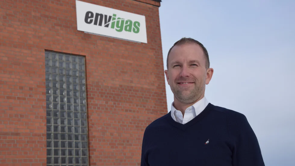 Nu går Envigas i Bureå från att vara en teknikutvecklare till en kommersiell fas, konstaterar vd Tobias Brink.