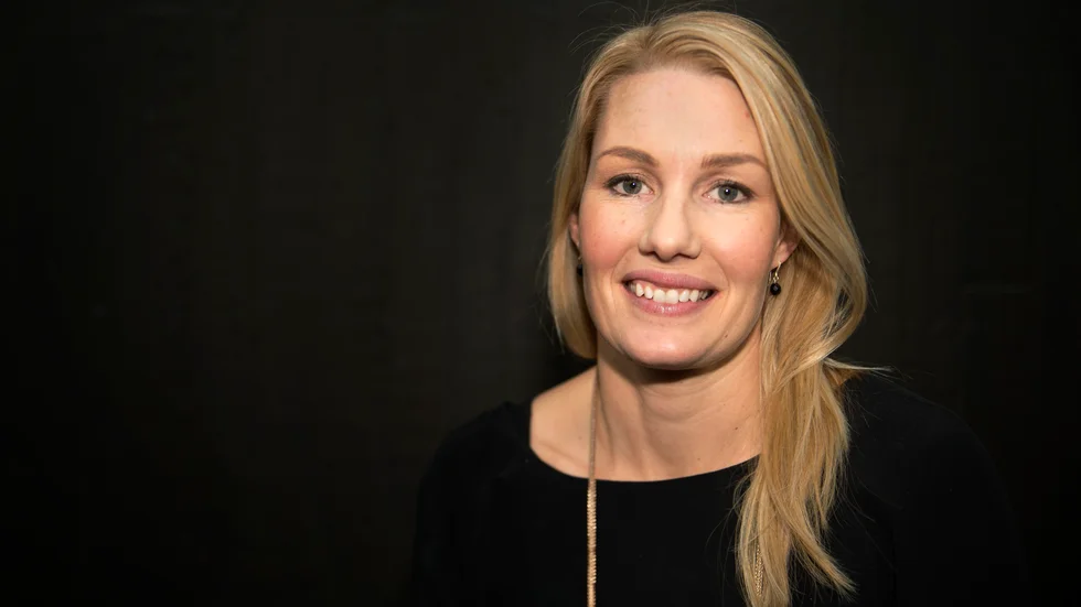 Hanna Marklund är en av de kvinnliga förebilder som hyllas på den nya VM-tröjan.