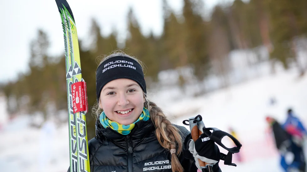 Maja Årebäck, Boliden, får chansen i ungdoms-OS i längdskidåkning.