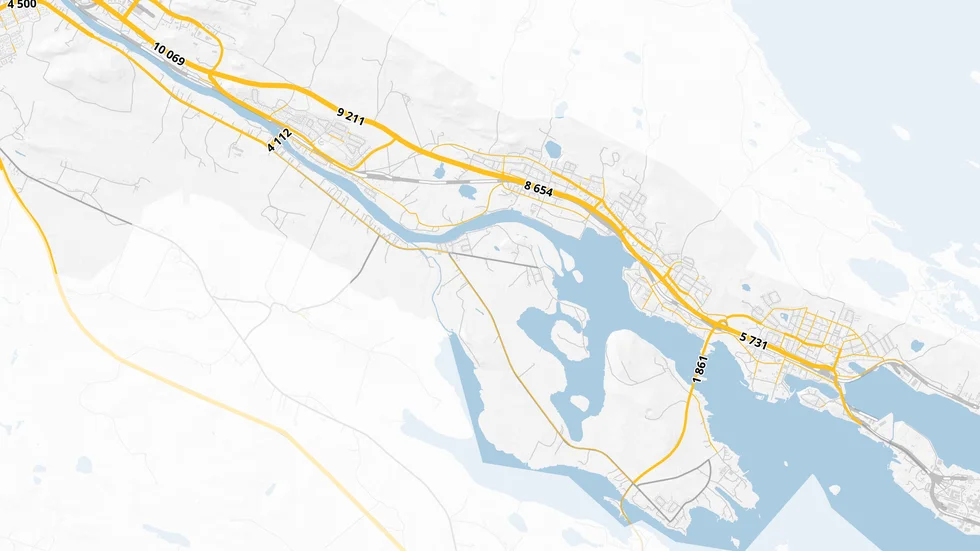 Här är trafiksiffrorna för Bergsbyn, Ursviken och Skelleftehamn. 