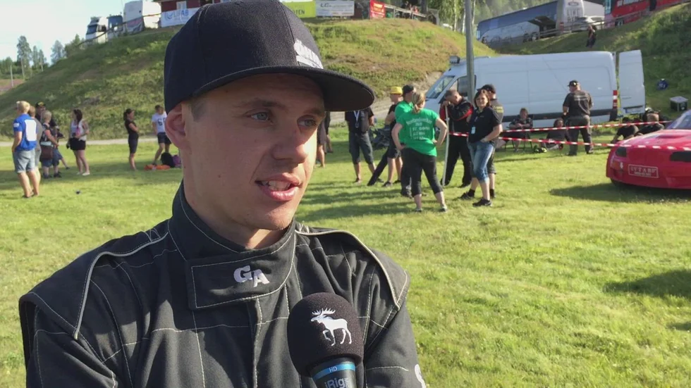 Petter Nårsa stod för en riktigt bra tävling på Klutmarksbanan. Men slutet blev olyckligt. 