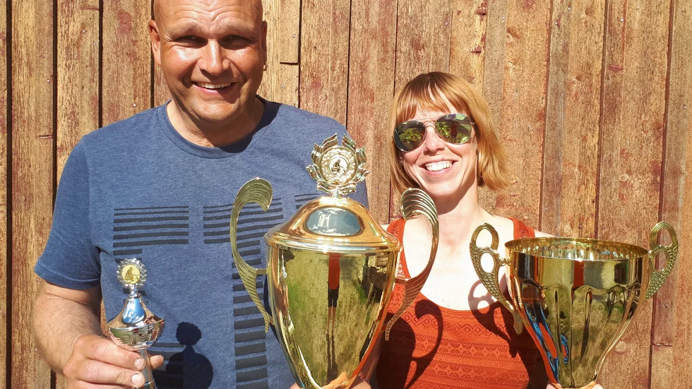 2018 års vinnare Steve och Annica  