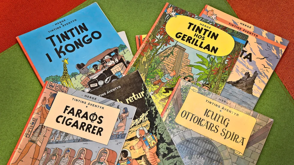 Tintin. Resan till Sovjetunionen kommer ut i färg. Foto: ANDERS WIKLUND / TT.