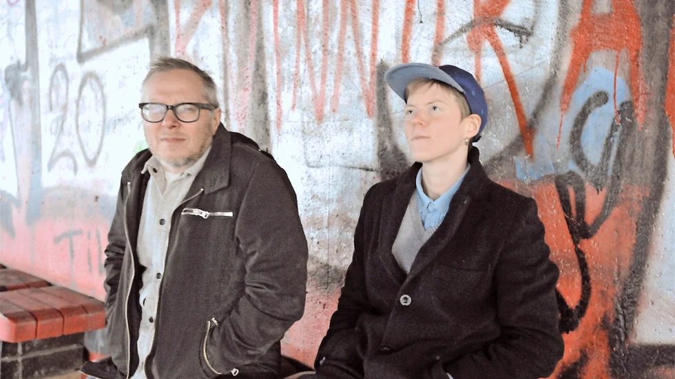 Delar av Storma. Staffan Lahti och Elin Lindström har flyttat tillbaka till Skellefteå. Foto: Veronica Häggmark.