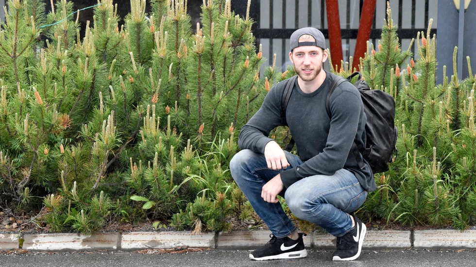 Trivs på hemmaplan. Petter Granberg är tillbaka i Skellefteå. Han hoppas på ett nytt kontrakt med Nashville Predators. Foto: Roger Lindström.