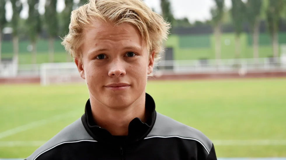 Rekordkväll. 13.15 är det längsta trestegshoppet Ludvig Sjödin gjort i sitt liv. Det var dessutom bara en av säsongens fullträffar. Foto: Adam Andersson.
