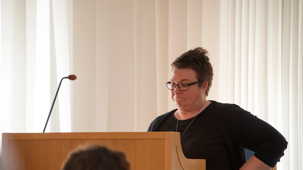 Personligt. Kristina Taimi (S) ansåg sig personligt påhoppad av Pernilla Granberg (C). ”Att du kallar mig slugger för att du inte talat med din partikollega, vilket var vad jag sa, det tycker jag är lågt.”