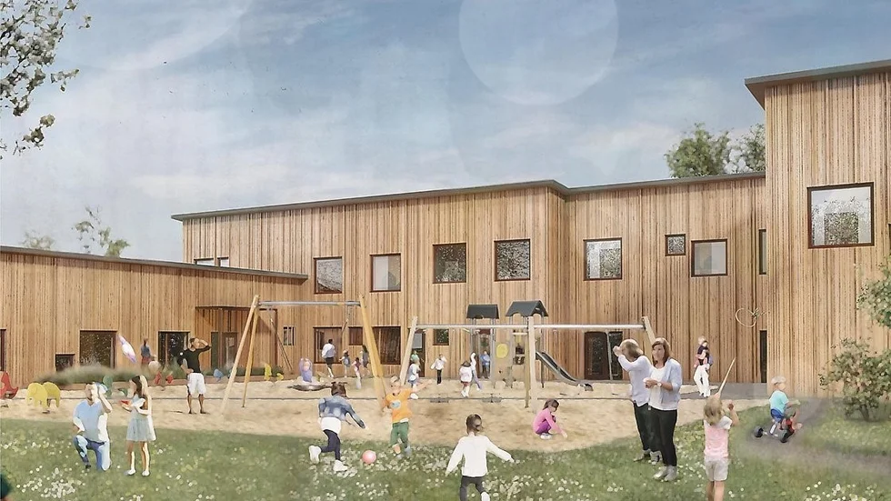 Bygglov är nu beviljat av miljö- och samhällsbyggnadsnämnden för den nya förskolan i Peterslund.