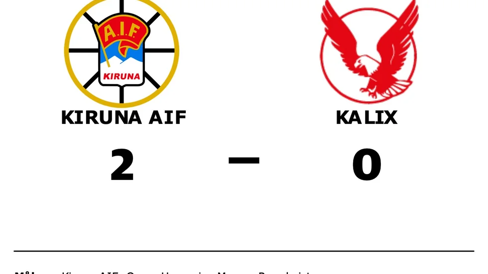 Kiruna AIF vann mot Kalix HC