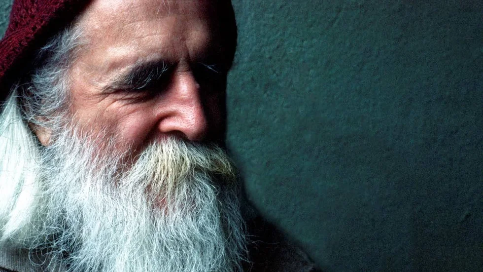 Säregen kompositör. Louis Hardin, eller Moondog, komponerade mycket musik under sin levnad. På lördag framför en duo musik för trimba och klaviatur.