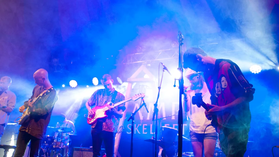 Den lokala konstellationen Chicagojazzen Arkestra med Erik Karlsson i spetsen.