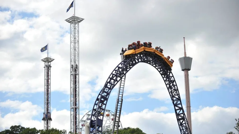 Liseberg. Kanonen och andra åtattraktioner väntar redan nästa vecka, 15 juni.